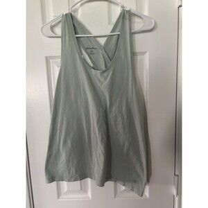 Eddie Bauer Travex Tank Top Womens Medium Green Freedry Stretch Blend